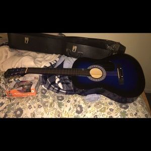 Blue DC guitar